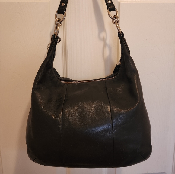 *Low Start* EUC Coach Kristen Black Leather Shoulder Bag - Picture 2 of 13